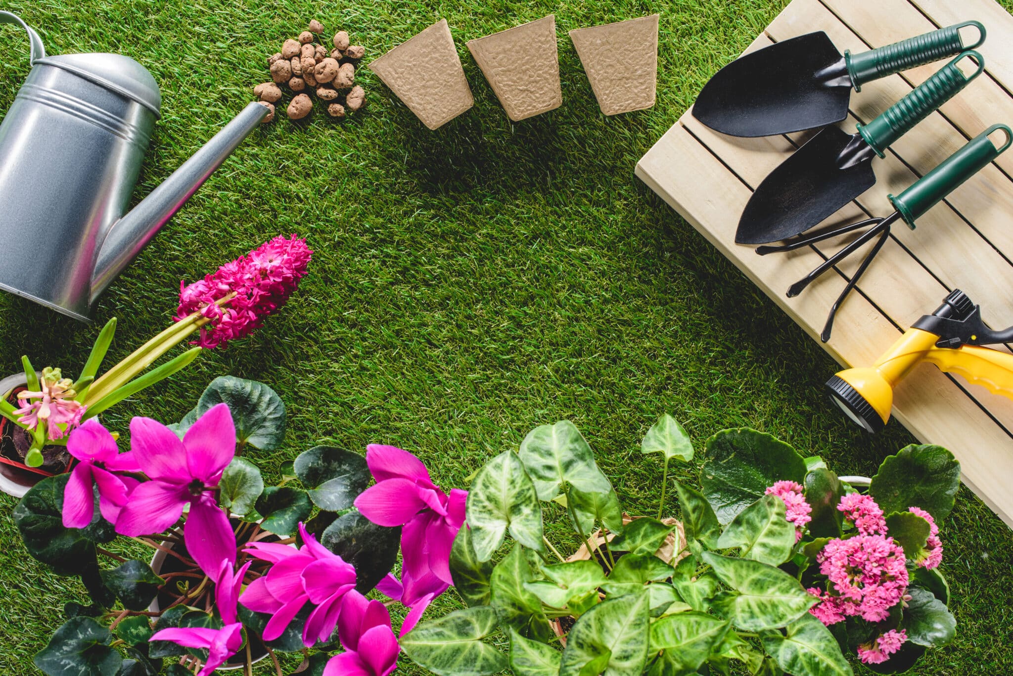 outils pour jardiner
